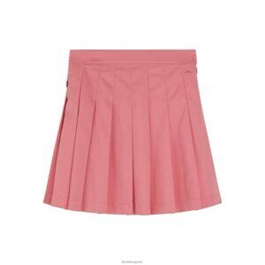 New J. Lindberg Adina Golf Skort Womens XL Strawberry Ice Pink Pleated Stretch